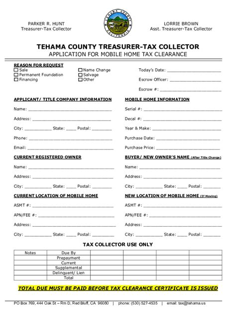 Clearance Forms SB .